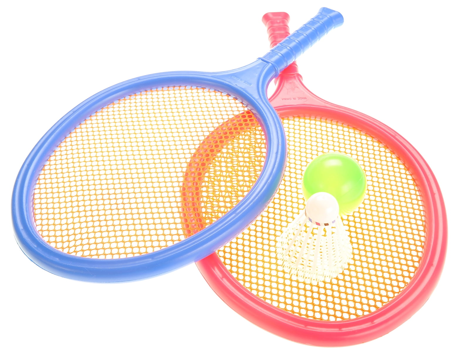 Badminton Set For Kids With 2 Rackets, Ball And Birdie .2 Giant Size Rackets Perfect For Kids That Are New To The Game