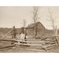 thumbnail image 2 of African American-Creek Woman And Child At Their Southern Homestead History (24 x 18), 2 of 2