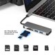thumbnail image 4 of Hub USB C, adaptador USB C 5 en 1 con 4k USB C a HDMI, 2 puertos USB 3.0, 4 of 5
