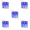 thumbnail image 2 of Ounissouiy USB LED Home Office Garden Impermeable Control remoto Temporizador Lámpara String 5m 50LEDs Azul Type2 NO2, 2 of 6