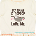 thumbnail image 4 of Inktastic Nana and Poppop Love Me Girls Toddler Dress, 4 of 5
