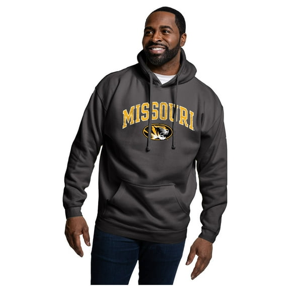 Men's League Collegiate Wear Black Missouri Tigers Essentials 2.0 Fleece Pullover Hoodie