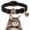 Black, variant on GoldTiger Vintage Style Leather Breakaway Cat Collar - Adjustable, Durable, Retro Bell - Suitable for All Types of Cats and Small Dogs