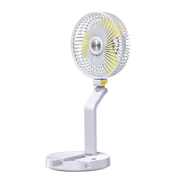 Bearachild Ventilador de Enfriador de aire montado en la pared Suministros de oficina Ventiladores de escritorio que funcionan con baterías Accesorios para electrodomésticos 5200mA Blanco