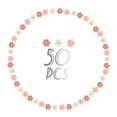 thumbnail image 3 of Clavijas decorativas de flores Sohalejr, 50 piezas, 3 of 6