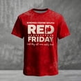 thumbnail image 2 of CHENge Men's R.E.D Friday Shirt On Friday We Wear Red Military Remember Everyone Deployed Unisex-Adults US Flag Classic Fit Short Sleeve T-Shirt, 2 of 3