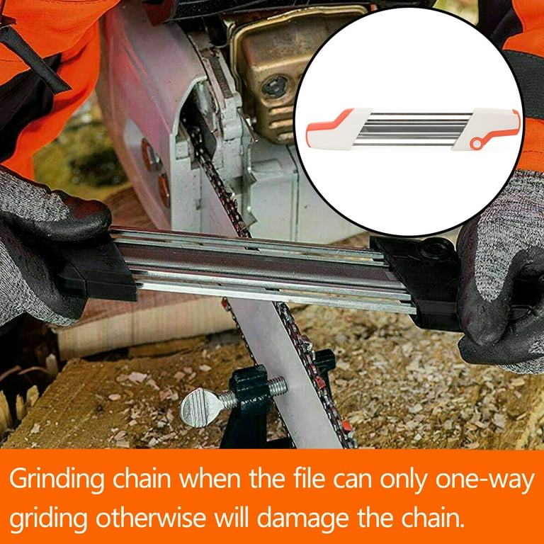 COSY GARDEN TOOLS 2 In 1 Chainsaw Sharpener For Stihl 3/8" P Saw Chain, Easy File