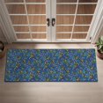 thumbnail image 2 of Blue Christmas Holly and Candy Cane Pattern Door Rugs,Washable Non Slip Door Mats Indoor,Decorative Door Mats,Entry Mat Indoor for Entrance,Bedroom,Kitchen,Bathroom,16"x47", 2 of 6