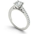 thumbnail image 2 of 1-1/4 Carat T.W. Diamond Classic 14kt White Gold Engagement Ring, 2 of 5