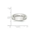 thumbnail image 2 of Sterling Silver 5mm Half-Round Band - Size 9, 2 of 2