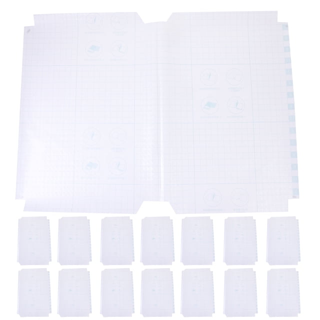 30Pcs Transparent Book Film Waterproof Book Cover Plastic Book Protection Cover Book Film