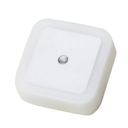 

1Pc LED Night Light Built-in Smart Light Night Lighting Lamp Sensor light Mini For Children Living Room Bedroom Lights Lighting US plug&white US Plug