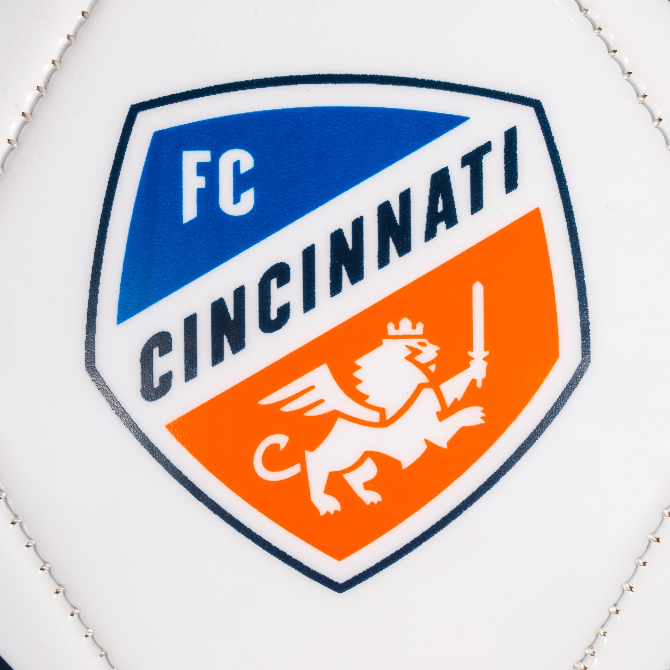 Franklin Sports MLS FC Cincinnati Soccer Ball - Official Size 5 Soccer Ball - Regulation Size + Weight Soccer Ball for Kids + Adults - Boys + Girls Soccer Ball - Air Pump Included
