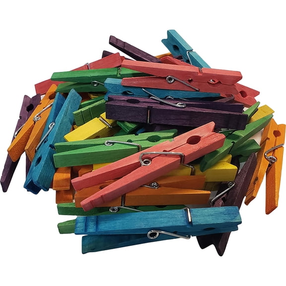 STEM Basics, Multicolor Clothespins (50)