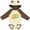 Natural & Brown w Ears, variant on Inktastic I Love my Grammy- sun and rainbow letters Boys or Girls Long Sleeve Baby Bodysuit