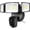 Black, variant on 6500LM Floodlight Camera Hardwired, 2K HD Security Camera Outdoor with Motion-Activated, Color Night Vision, 24/7 Recording, 2-Way Audio, 2.4G WiFi, Built-in Siren, Works with Alexa & Google
