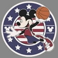 thumbnail image 2 of Boy's Mickey & Friends Mickey Mouse Basketball Dunk Performance Graphic Tee Charcoal Heather Large, 2 of 4