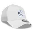 thumbnail image 3 of Men's New Era White Chicago Cubs 2026 Batting Practice Apex 9FORTY Adjustable Trucker Hat, 3 of 5