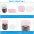 thumbnail image 5 of 23mm/0.9inch Foam Lid Liner, 100Pcs PS Resistant Pressure Sensitive Seal White Red, 5 of 7