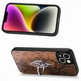 thumbnail image 2 of SaniMore Case for iPhone 14 Plus 6.7" 2022, Python Pattern Skin Lens All-inclusive 360 Degree Ratating Kickstand Anti-scratch Slim Lightweight Wireless Charging Fashion Luxury Shell, Brown, 2 of 11