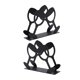 thumbnail image 5 of FENGGUIQU 2Ud Porta Servilletas De Metal Negro Con Hueca Para Y Restaurante, 5 of 8