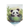 thumbnail image 6 of Panda Bear Bamboo Spa Garden Flag 18" x 12.5" Double Sided Yard Lawn Outdoor Decor Small Yard Flags, 6 of 6