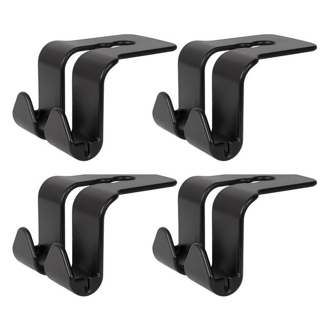 4 Pcs Crochets de Suspension Multifonctionnels pour Siège Auto en Plastique