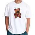 thumbnail image 3 of Playera Camiseta Estampada Unisex Osito Corazones Te Amo, 3 of 5