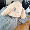 thumbnail image 4 of Cartoon My Melody Kuromi Cinnamoroll Cute Office Nap Blanket Blanket Hooded Poncho Blanket Air Conditioning Blanket Gift, 4 of 18