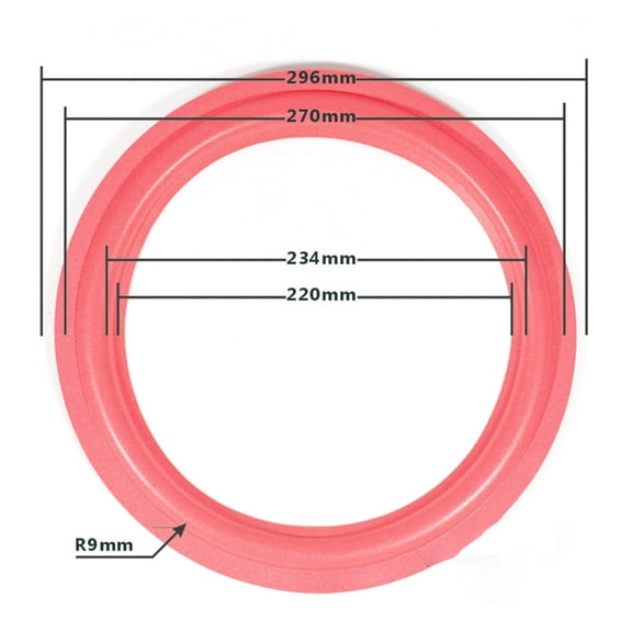 Ciwanning Customizable Foam Surround Cushion Optimize Acoustic Performances Rim Foam Accessory for Repair