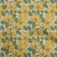thumbnail image 1 of oneOone Viscose Chiffon Yellow Fabric Floral Diy Clothing Quilting Fabric Print Fabric By Yard 42 Inch Wide, 1 of 5
