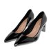 thumbnail image 2 of Zapatilla Auro color negro estilo charol con tacón cuadrado 22.5 Dorothy Gaynor Zapatilla Auro color negro estilo charol con tacón cuadrado 22.5, 2 of 6