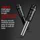 thumbnail image 5 of Soidarity Inflador de mano, bombas de alta presión de Metal, accesorios para ciclismo, dispositivo de inflado, válvula oculta, bomba de aire Ciclismo Negro, 5 of 6