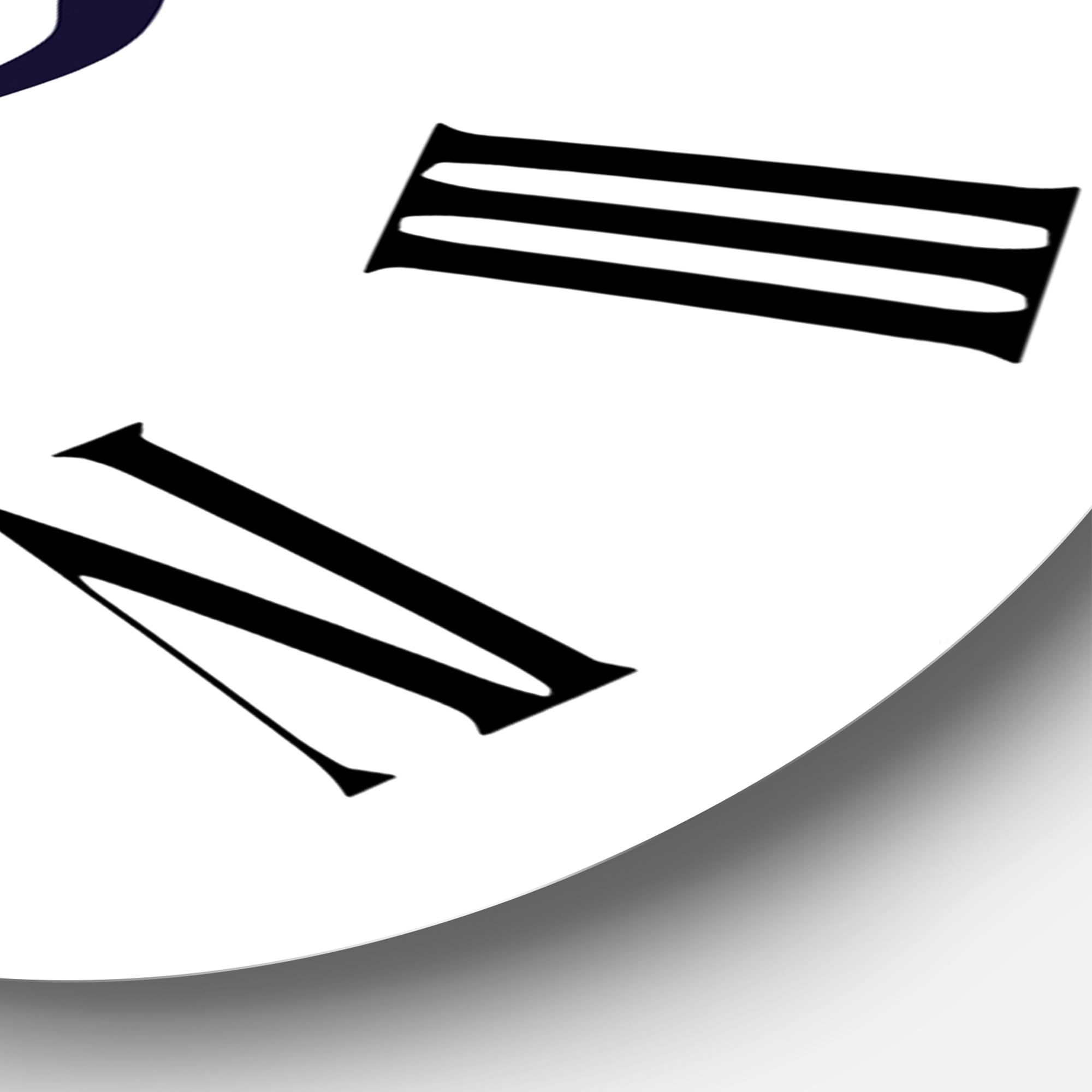 Designart 1 in Modern,Contemporary Wall Clock