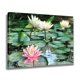 thumbnail image 5 of Póster de lienzo con 4 flores de loto floreciendo en el agua, decoración de dormitorio, paisaje deportivo, decoración de oficina, regalo, estilo marco, 12 x 18 pulgadas (30 x 45 cm), 5 of 8