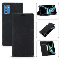 for Samsung Galaxy A14 5G Case Wallet, Premium PU Leather Case Galaxy A14 5G Cell Phone Cover, with Magnetic Closure Kickstand Card Holder, TPU Bumper Flip Wallet Case, Black