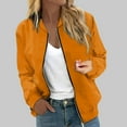 thumbnail image 4 of Windbreaker Jacket Women 2025 Fall Casual Long Sleeve Windproof Waterproof Zip Up Jackets Coat Outerwear, 4 of 6