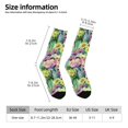 thumbnail image 2 of Balery Watercolor Blooming Cactus Calcetas Largas con Estampado para Hombre y Mujer – Suaves y Transpirables, Talla Única (US 5-11), 2 of 6