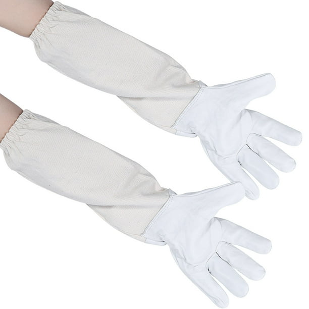 Guantes de apicultura Jadeshay Piel de cabra protectora para apicultores