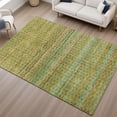 thumbnail image 6 of Addison Rugs Mayfield Premium Machine Washable Transitional Stripes Green Rectangle Rug, 10' x 14', 6 of 6