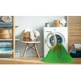 thumbnail image 2 of Ahgly Company Machine Washable Indoor Square Transitional Dark Lime Green Area Rugs, 4' Square, 2 of 7