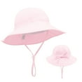 thumbnail image 1 of Chapeau de Soleil à Rabat de Nuque Ajustable à Grand Bord Upf 50+ Protection Uv Chapeau Seau pour Nourrisson Chapeaux pour Bébé Garçons Filles Mode, 1 of 2
