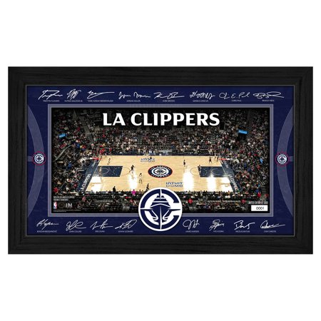 Highland Mint LA Clippers 2025 Signature Court Framed Picture Highland Mint LA Clippers 2025 Signature Court Framed Picture
