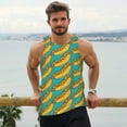 thumbnail image 6 of Pofeuu Hot Dogs 8 Print Men's Workout Tank Tops Sleeveless Muscle Gym Shirt Quick Dry-4X-Large, 6 of 7