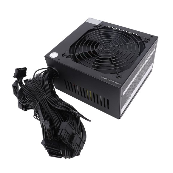 ATX PSU, 600W Multiple Connectors Computer Power Supply Supports Backline for Replacement