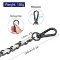 thumbnail image 2 of Purse Chain Strap, 47 Inch Iron Chain Strap Adjustable Handbag Chains for Wallets Clutch Bags White/Black Tone, 2 of 5