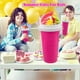 thumbnail image 5 of Slushie Maker Cup Honbuty Magic Quick Frozen Smoothies rosa, 5 of 8