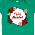 thumbnail image 4 of Inktastic Feliz Navidad Poinsettia Boys or Girls Baby Bodysuit, 4 of 5