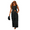 Black, variant on LYMAYTER Women 2-Piece Set Crew Neck Sleeveless Denim Tank Suit for S-2XL Stylish Comfortable Wide Pant Suit