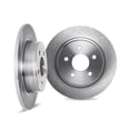 thumbnail image 2 of KarParts360 For Ford Mustang Mach-E 2021 22 23 24 2025 Brake Rotors Rear | Cast Iron | Rotors Only Design | 1-Piece Construction, 2 of 4